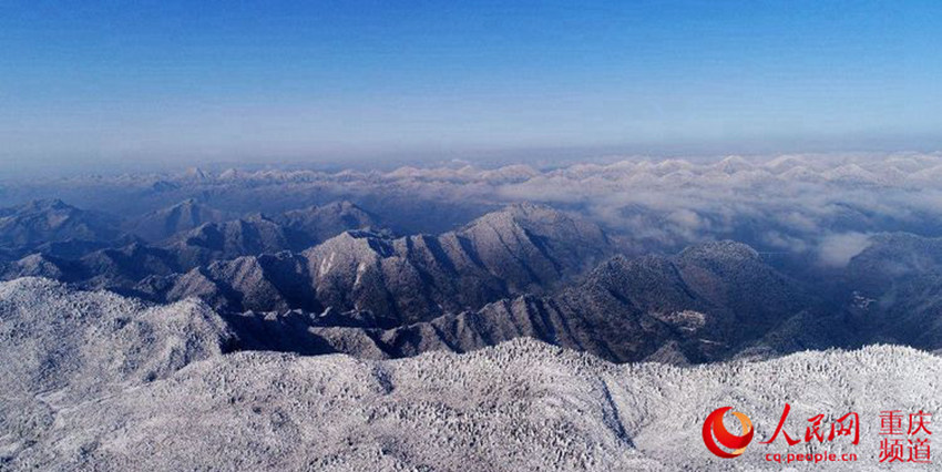震撼！重庆酉阳展现北国风光