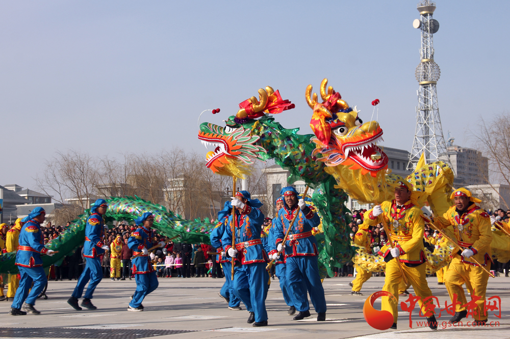 温暖中国|张掖市高台“群龙”飞舞闹元宵【图】