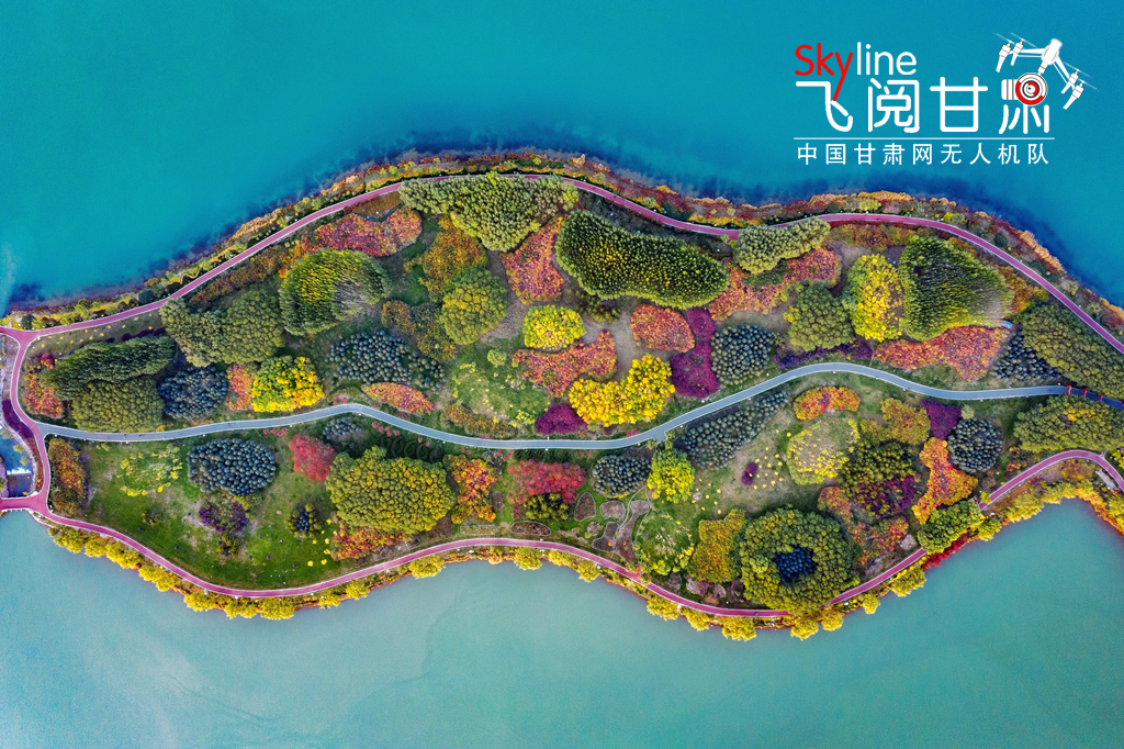 【飞阅甘肃】张掖芦水湾：五彩斑斓“醉”是秋