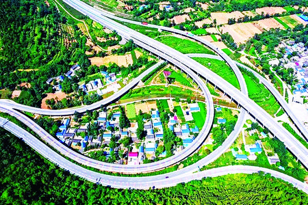 陇南市美丽乡村建设一角