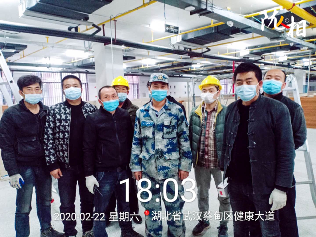 【陇人相】张掖退伍军人郭飞：我很自豪援建雷神山医院