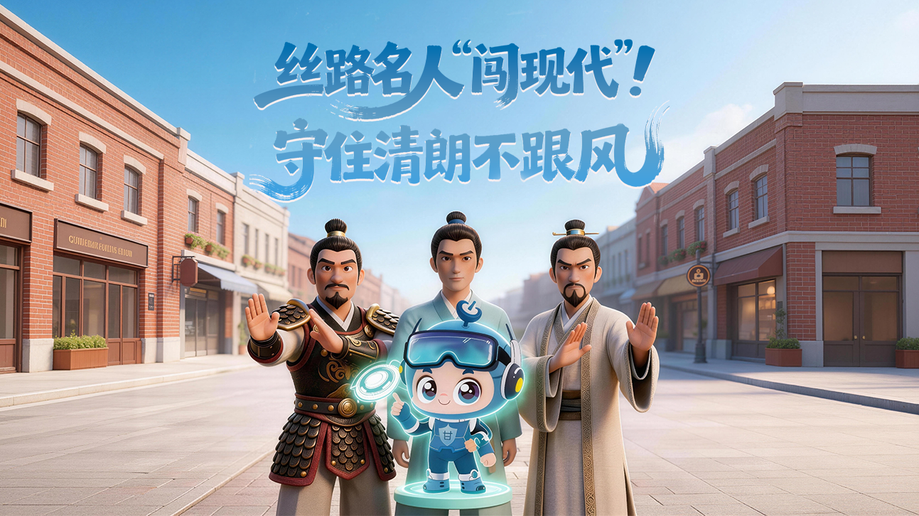 AI短视频|丝路名人“闯现代”!守住清朗不跟风