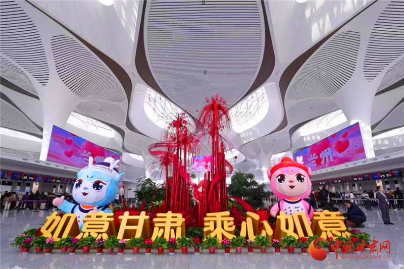 甘肃民航运送旅客53.36万人次