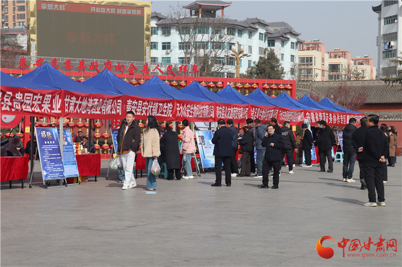 秦安县春风行动送岗位