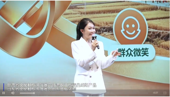 视频|鲁甘平台企业助力农文旅融合对接会在甘肃陇南举办