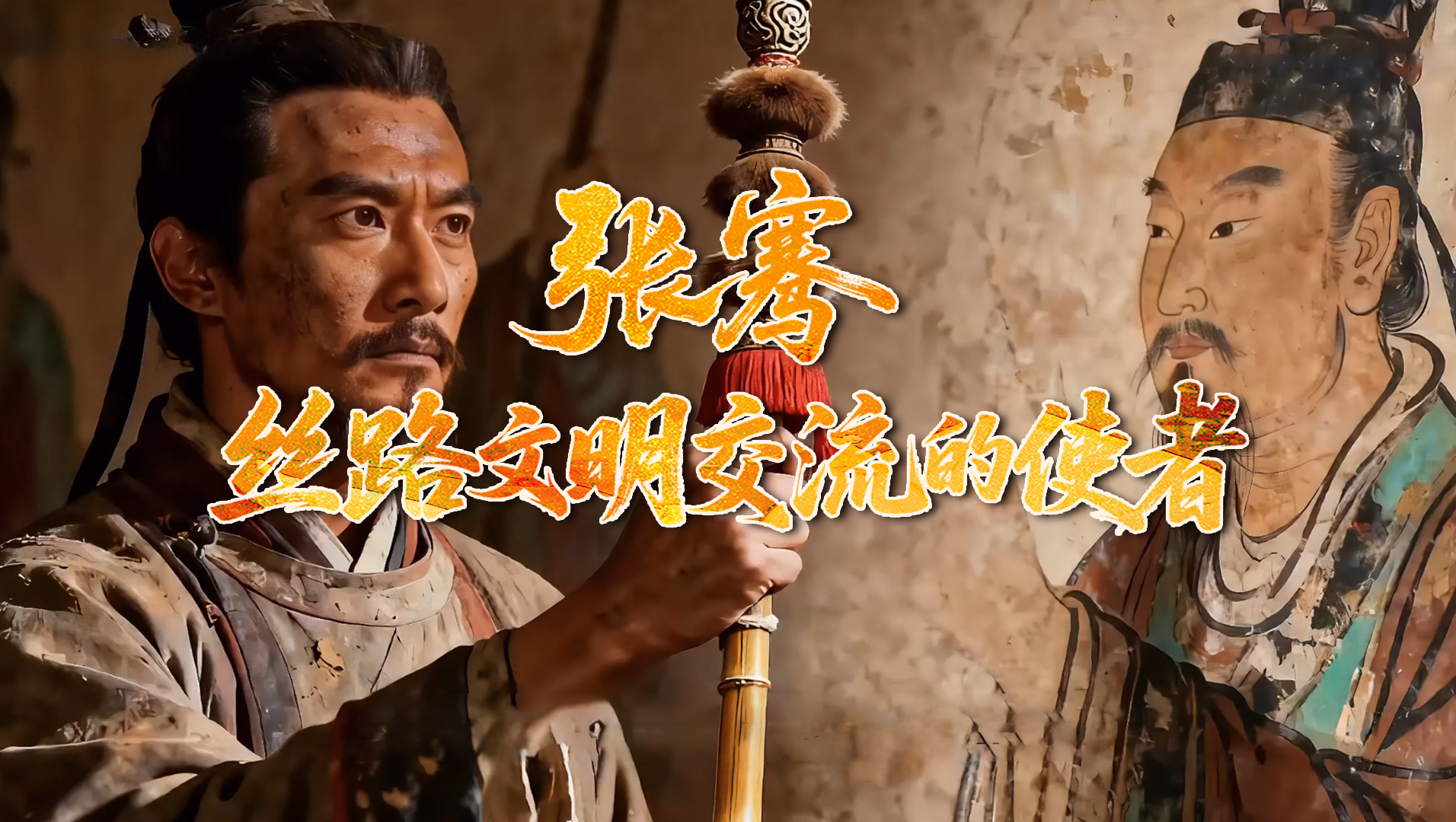 【何以中国·壁画里的中国】AIGC系列视频|张骞：丝路文明交流的使者
