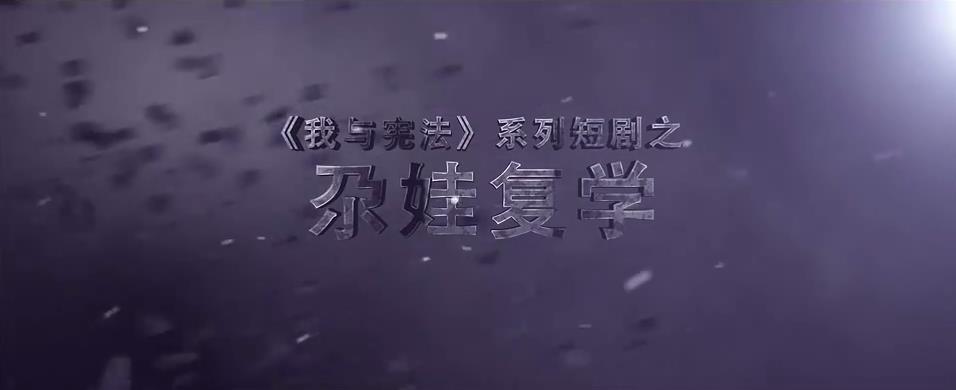 我与宪法之尕娃复学